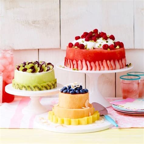 Make a Fresh Melon Cake with Watermelon, Honeydew or Cantaloupe