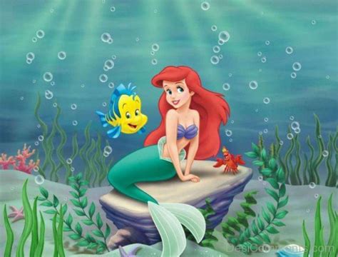 Ariel With Sebastian And Flounder - Desi Comments