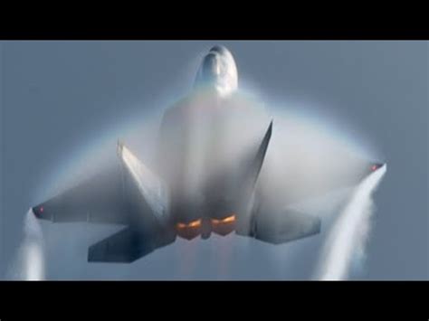 F22 Raptor Thrust Vectoring - Approaching Supersonic Speed HD | Thrust ...