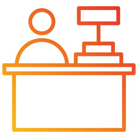 Cashier Generic gradient outline icon