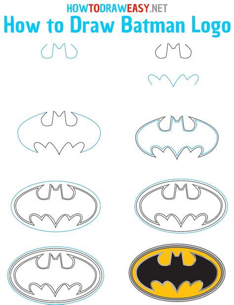 How To Draw The Batman Symbol - Memberfeeling16