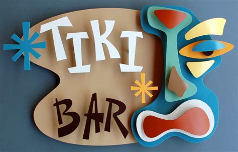 Tiki Art Sign | Tiki Bar Decor