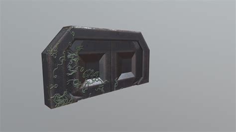 Overgrown Rusty Futuristic Door - 3D model by thekaz.2128 [6b0e6f3] - Sketchfab