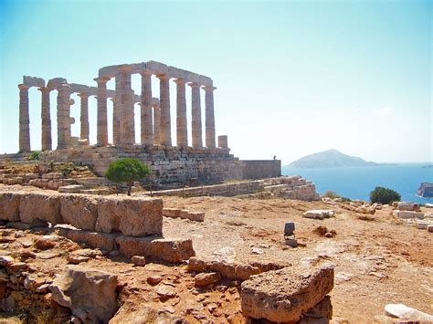 Temple of Poseidon, Cape Sounion, Greece | Poseidon, Fantasy adventure, Monument valley