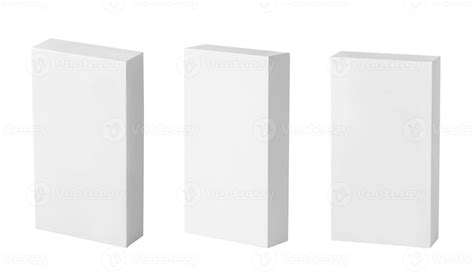 Mockup white box set isolated on white background 12810808 Stock Photo at Vecteezy