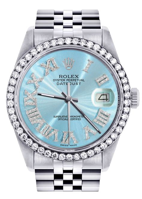 baby blue rolex datejust - Federico Pina