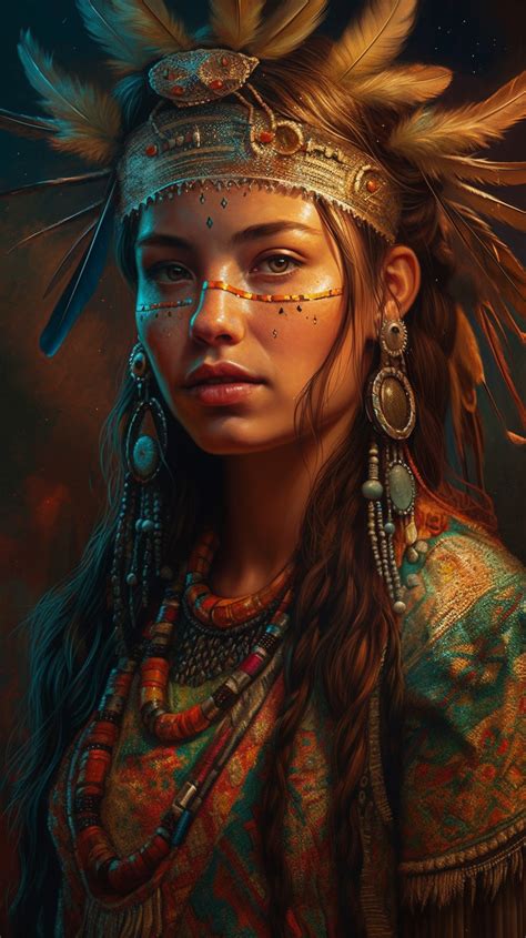 Native American woman created with AI by Amanda Church Native American Drawing, Native American ...