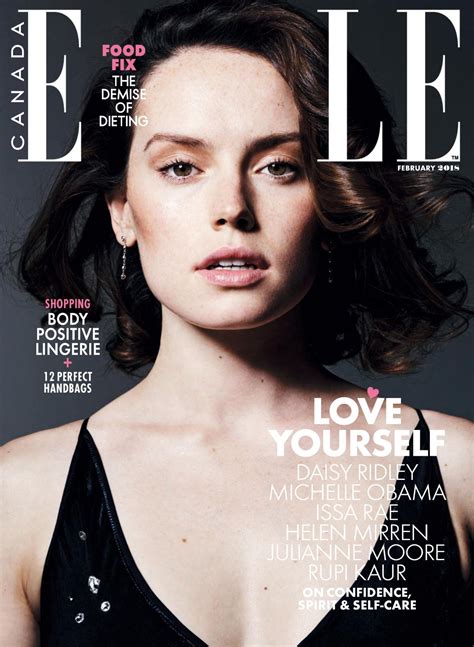 DAISY RIDLEY in Ele Magazine, Canada February 2018 Issue - HawtCelebs