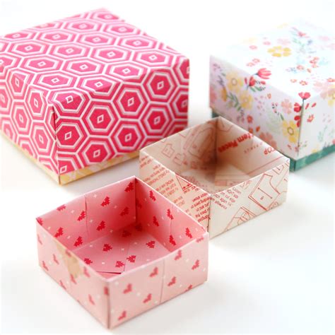 Easy Origami Box With Lid — Gathering Beauty