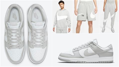 Nike Dunk Low Grey Fog Shirts Clothing Matching Outfits