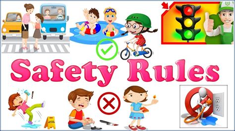 Safety Rules for Kids | Safety Rules | Traffic Rules for Kids | Child ...