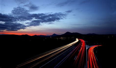 Timelapse photograph of highway HD wallpaper | Wallpaper Flare