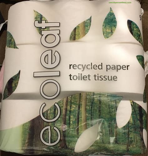 Recycled Toilet Paper - Use 10 Percent Less