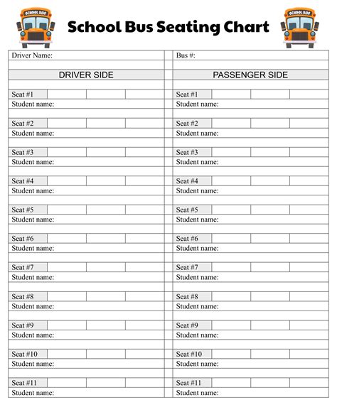 School Bus Diagram - 11 Free PDF Printables | Printablee