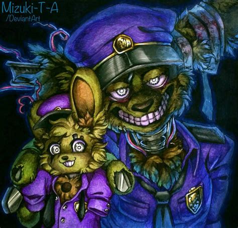 ArtStation - FNaF Springtrap fanart