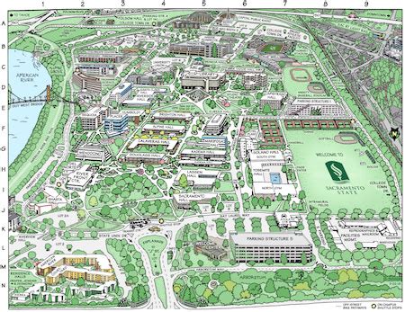 Sacramento State University Campus Map – Interactive Map