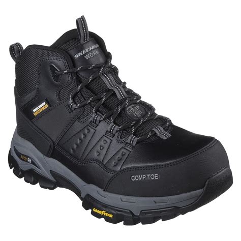 Men's Skechers Work Arch Fit Tarver Composite Toe Waterproof Boots | Work Boots Superstore ...