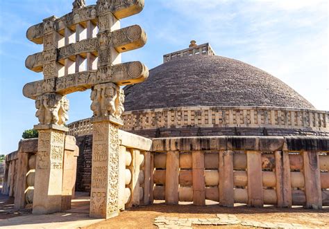 Great Stupa At Sanchi Architecture