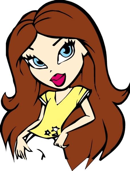 Cute Cartoon Fashionable girly girl Free vector in Adobe Illustrator ai ( .ai ) vector ...