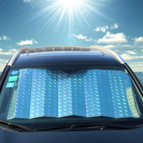 Universal Car Front Windscreen Sunshade Sun Visor Foldable UV Shield ...