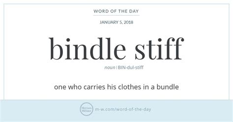 Word of the Day: Bindle Stiff | Curious.com