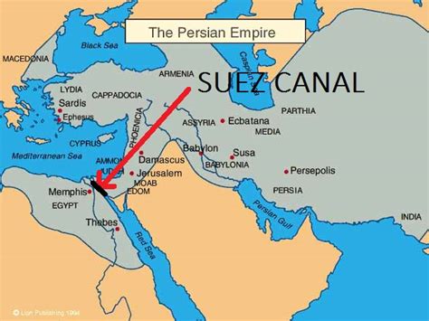 Suez Canal World Map