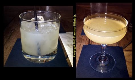 Sisco Vanilla Serves and Drinks: Two Yuzu Cocktails at Blue Ribbon ...