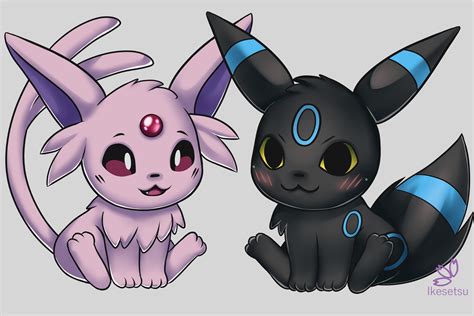 New Fan Art: Espeon x Umbreon : r/pokemon