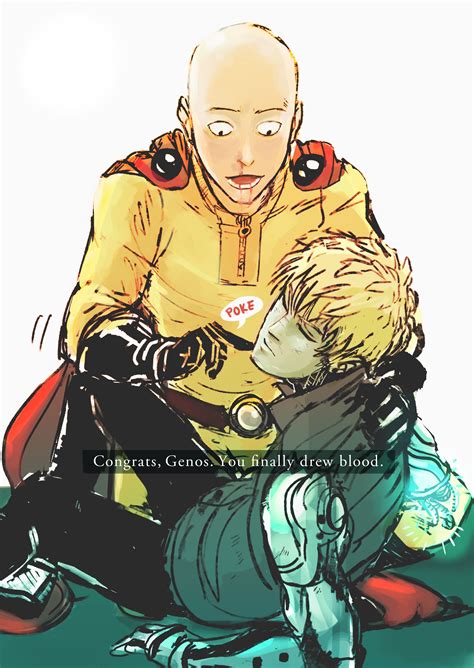 saitama x genos | One punch man anime, One punch man funny, One punch man