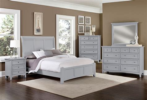 Bonanza Sleigh Bedroom Set (Gray) Vaughan Bassett, 2 Reviews | Furniture Cart