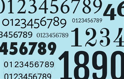 50 Best number fonts: free and paid - Justinmind