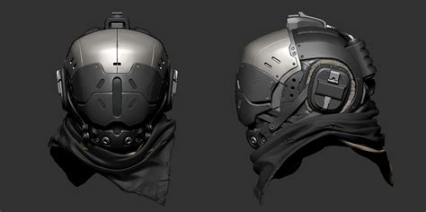 5 Cool Titanfall 2 Pilot Helmet 3d Model - Shop Mockup