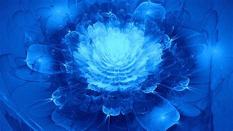 Blue Ice Flower by AzDude on DeviantArt