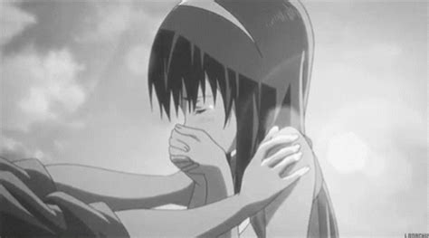 Anime Sad GIF - Anime Sad Hug - Discover & Share GIFs