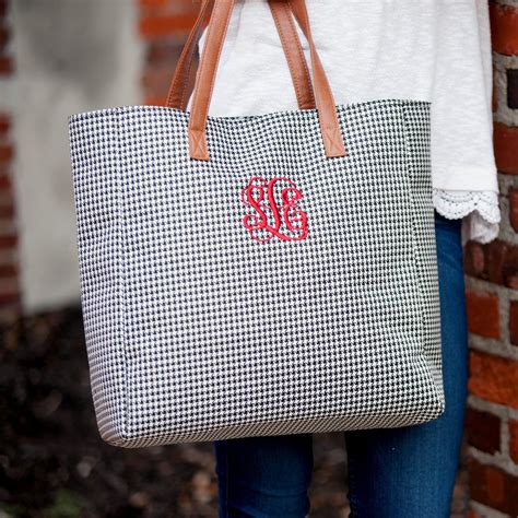 Monogram Tote Bag Personalized Tote Bag Monogrammed Gifts | Etsy