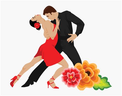 Dancers - Illustration - Salsa Dance, HD Png Download - kindpng