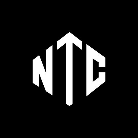 NTC letter logo design with polygon shape. NTC polygon and cube shape logo design. NTC hexagon ...