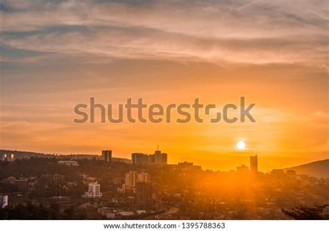 Kigali City Centre Skyline Surrounding Areas Stock Photo (Edit Now ...