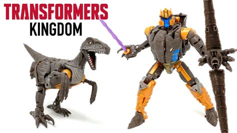 Transformers: War For Cybertron Kingdom DINOBOT FIGURE Voyager Class 5010993792399 ...