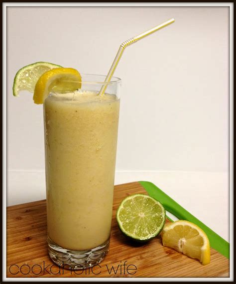 Lemon Lime Smoothie - Cookaholic Wife