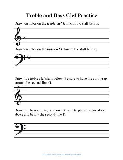 FREE! Printable Music Note Naming Worksheets — Presto! It's Music Magic Publishing