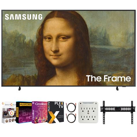 Samsung QN65LS03BAFXZA 65 inch The Frame QLED 4K UHD Quantum HDR Smart TV 2022 Bundle with ...