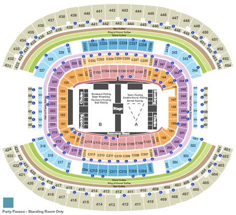 Dallas Cowboy Stadium Seating Chart Interactive - All About Cow Photos