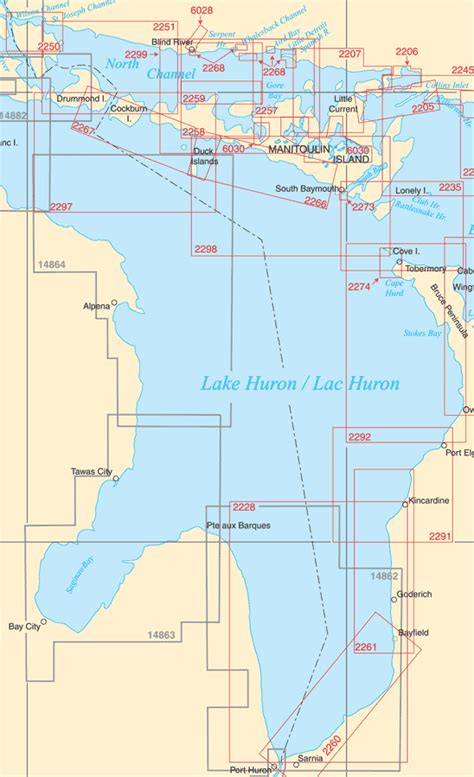 Lake Huron Paper Charts – The Nautical Mind