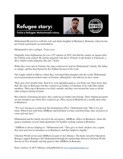 Refugee Stories