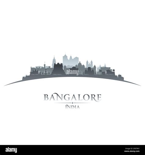 Bangalore India city skyline silhouette. Vector illustration Stock Vector Image & Art - Alamy