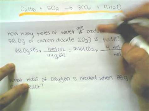 Stoichiometry Examples - Part 2 - YouTube