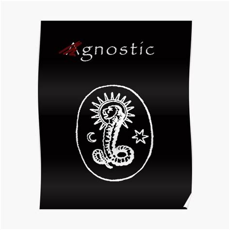 "Gnostic Agnostic Symbol of the Demiurge Classic Alchemical Magic" Poster for Sale by Oliver ...