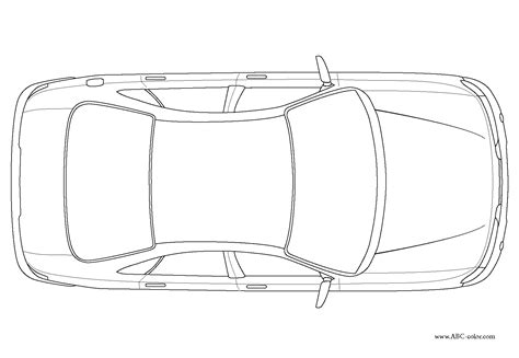 Car Top View Sketch at PaintingValley.com | Explore collection of Car Top View Sketch