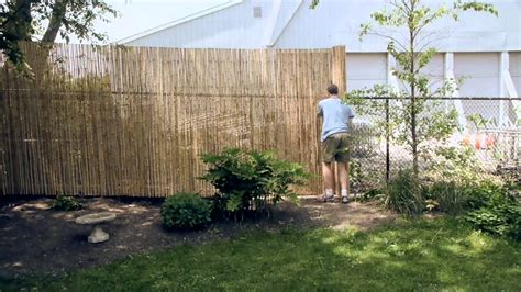 Tonkin Bamboo Rolled Fence